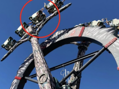 驚嚇!昆州機動遊戲故障 遊客被倒吊21米高空