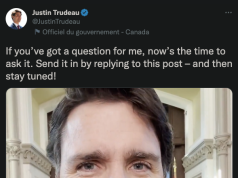 杜魯多Twitter玩「你問我答」變「有問無答」 反對者譏諷暴君獲6千人讚好