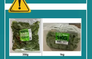 市民進食Riviera Farms菠菜後食物中毒 4大超市全面回收