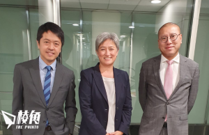 有片!首晤澳外長黃英賢 許智峯重提制裁港官 任建峰:工黨支持香港人政策不變