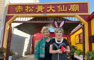 黃夏蕙三藩市黃大仙廟上香 為港人祈福