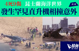 4死9傷 昆士蘭海洋世界發生罕見直升機相撞