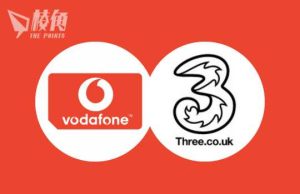 Vodafone與3計畫合併 市佔勢冠全英 稱合併後服務更好價格不變