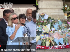 諾定咸三死襲擊案 | 公眾獻花悼念 死者母呼籲勿因膚色而仇恨