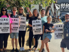 工會會員未投票已否決臨時協議 卑詩港口碼頭工又罷工 勞工部直指違法 工人7.20復工7.22再罷