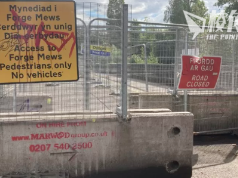 英國紐波特城近郊封橋兩年工程未完 居民憂緊急車輛無法通行