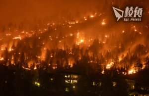卑詩山火面積一夜擴百倍 基隆那奧肯那根緊急狀態 房屋燒毀 千計市民須疏散