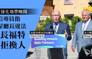 安省綠化地帶醜聞 誠信專員指房屋廳長違法 省長福特堅拒換人