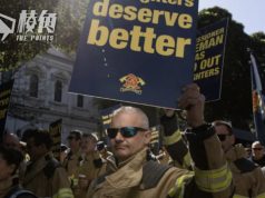 千名消防員墨爾本遊行要求加薪 斥維州州長Dan Andrews背信