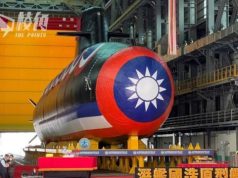 台首艘國產潛艇海鯤艦下水 蔡英文:落實國防自主