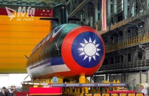 台首艘國產潛艇海鯤艦下水 蔡英文:落實國防自主