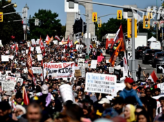 加國多地現性小眾人權示威 支持與反對2陣營抗衡 矛頭指向學校性向與性別認同課程