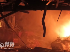 台灣屏東工廠大火引發爆炸 4消防殉職百人受傷 蔡英文指示內政部長協調救災