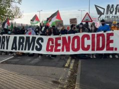 工會堵英國航太兵工廠入口 促停軍售以色列