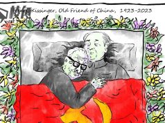 【Badiucao 巴丟草】Henry Kissinger, Old Friend of China, 1923-2023 中國人民的老朋友, 基辛格逝世