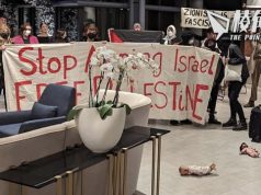 親巴示威者持「血BB」闖入墨爾本酒店 衝擊以人質家屬活動