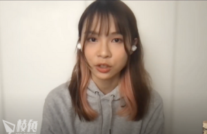 外媒大幅報導周庭流亡消息 亮相東京電視台訪問 精神飽滿 略見清瘦