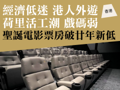 經濟低迷 港人外遊 荷里活工潮影響戲碼弱 聖誕電影票房破廿年新低