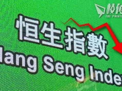 港股失守萬五點關口 創逾14個月新低