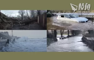 兩日內兩風暴襲英 蘇格蘭鐵路周二傍晚起全停