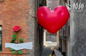 耗資780萬巨型愛心 淘寶最平賣680人仔