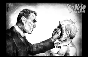 【Badiucao 巴丟草】Cartoon for #Navalny . Keep the fight alive !