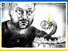 【Badiucao 巴丟草】俄羅斯入侵烏克蘭兩週年漫畫