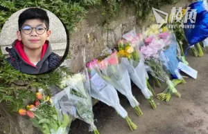 11歲男童愛丁堡遇車禍亡 現場有數十束鮮花悼念