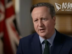 卡梅倫:與中國接觸屬「劃時代挑戰」 封鎖台灣或致災難性影響