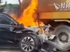 華為電動車追撞後疑「車門鎖死」釀3死 家屬追責帖文疑遭刪除