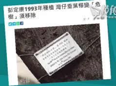 【馮睎乾十三維度】彭定康垂葉榕也「去植」了