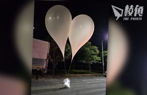 北韓氣球裝糞「空襲」南韓 疑報復脫北者散發反朝傳單