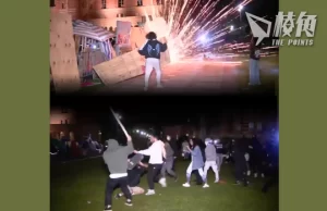 UCLA親巴示威營地遭反對者襲擊 美警入紐約兩大學拘300人