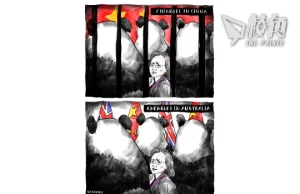 【Badiucao 巴丟草】Cheng Lei in China vs Cheng Lei in Australia