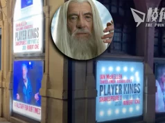 倫敦演出舞台劇 85歲「甘道夫」跌下台受傷