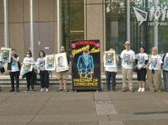 終院澳籍法官祈顯義悉尼演講 港人組織場外抗議