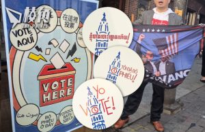棱角記者直擊|投票日氣氛濃 華裔特朗普支持者: 認同美國優先 自發動員拉票