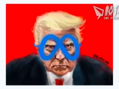 【Badiucao 巴丟草】 Trump is watching…