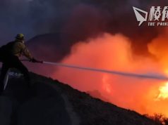 洛杉磯山火失控 13萬人緊急疏散
