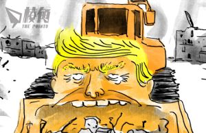 【Badiucao 巴丟草】 漫畫《讓加沙再次偉大》