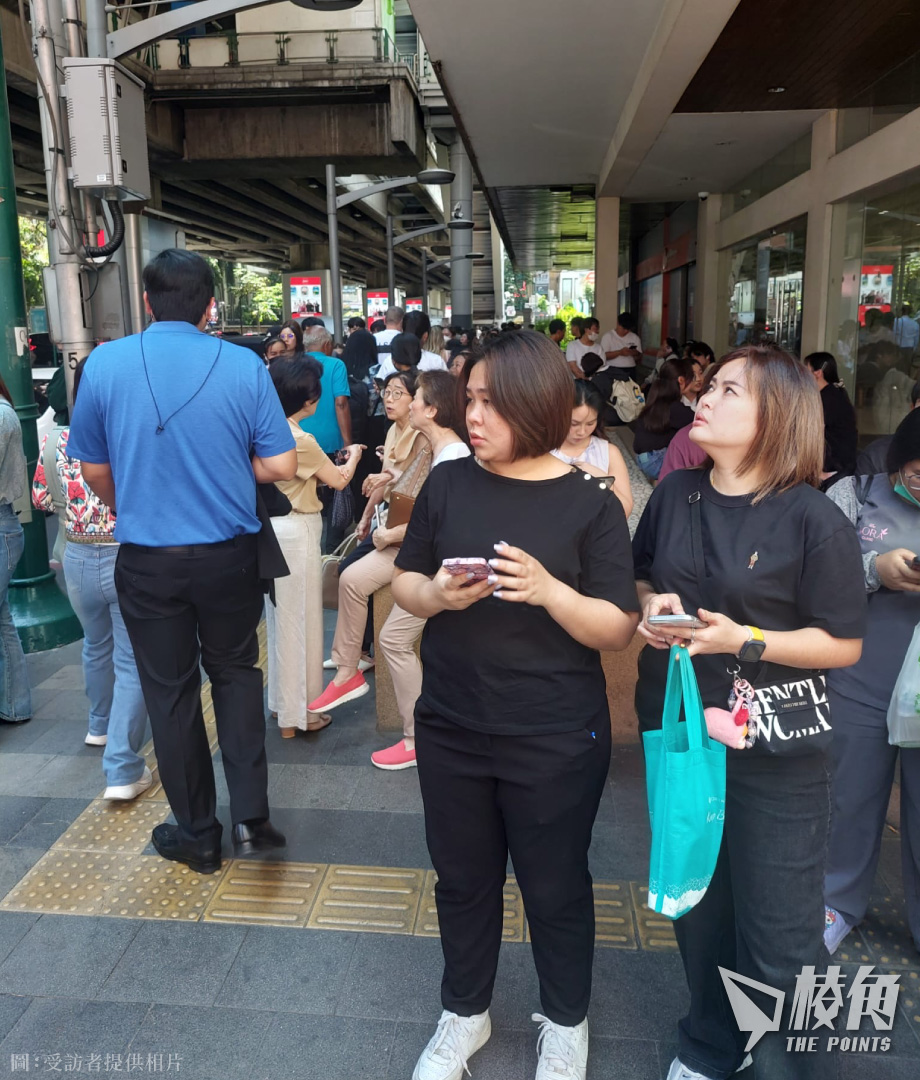 BTS停駛後民眾需轉乘巴士或徒步。(受訪者提供相片)