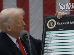 美國對全球加徵對等關稅 中國關稅達34%涵港澳